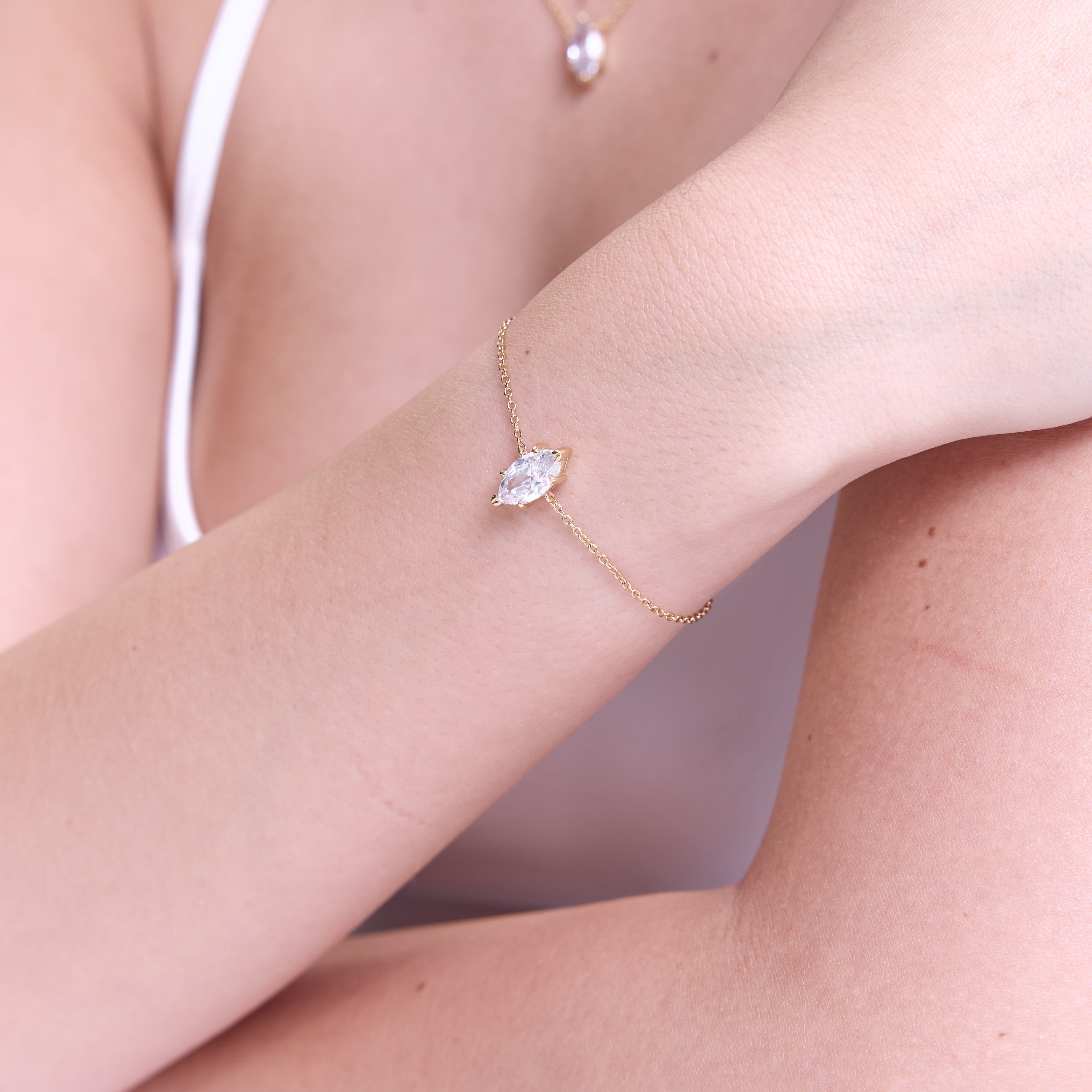 צמיד Marquise זהב