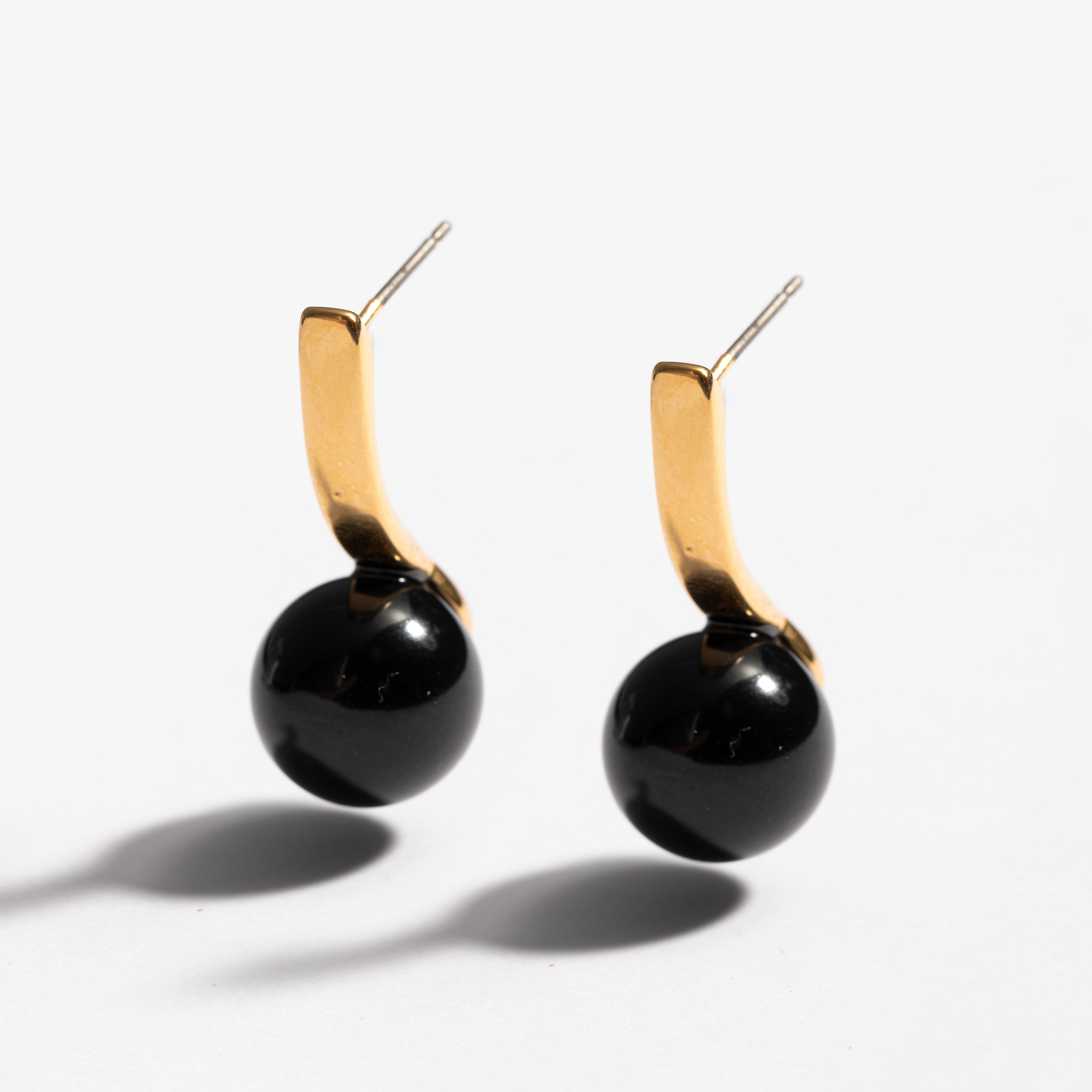 עגילי Orchid זהב