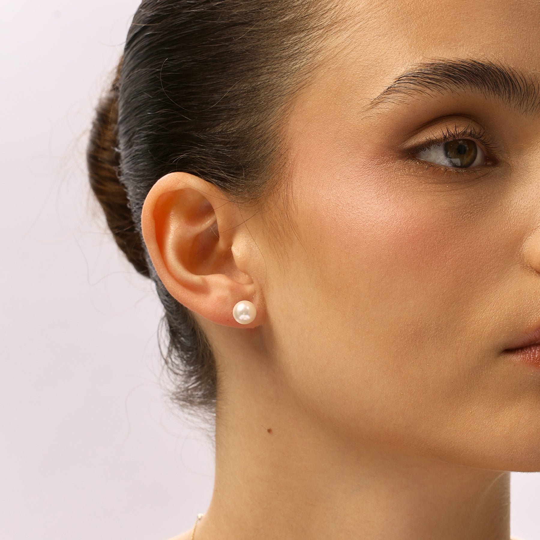 עגילי Tula זהב פנינה