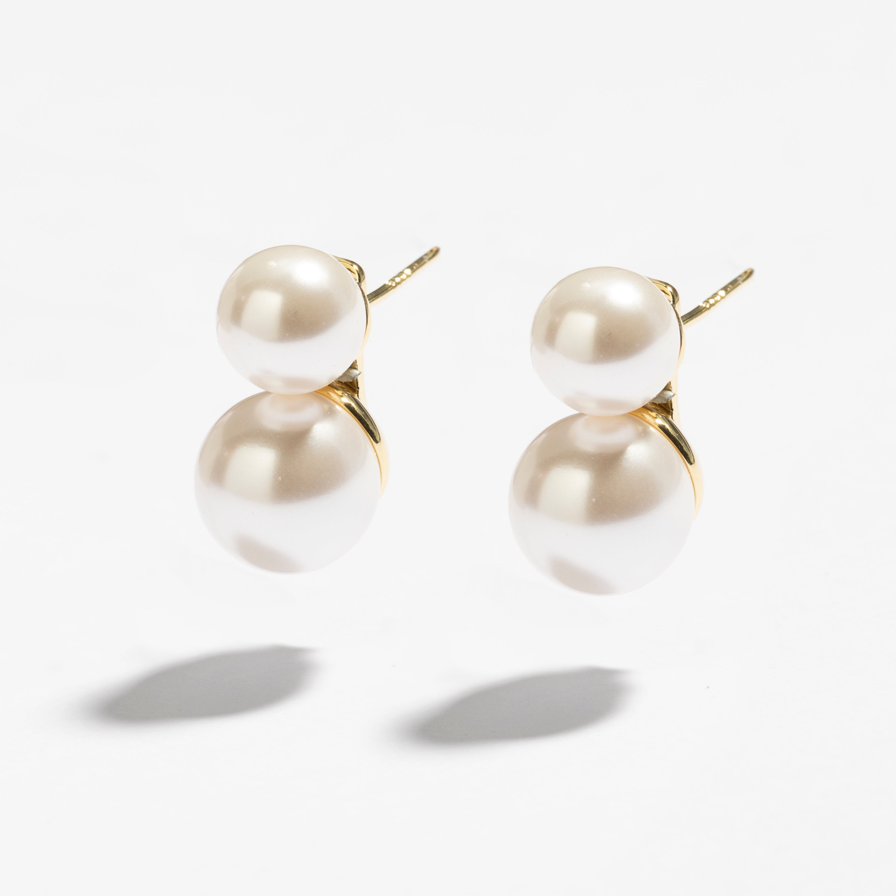 עגילי Eden זהב פנינה