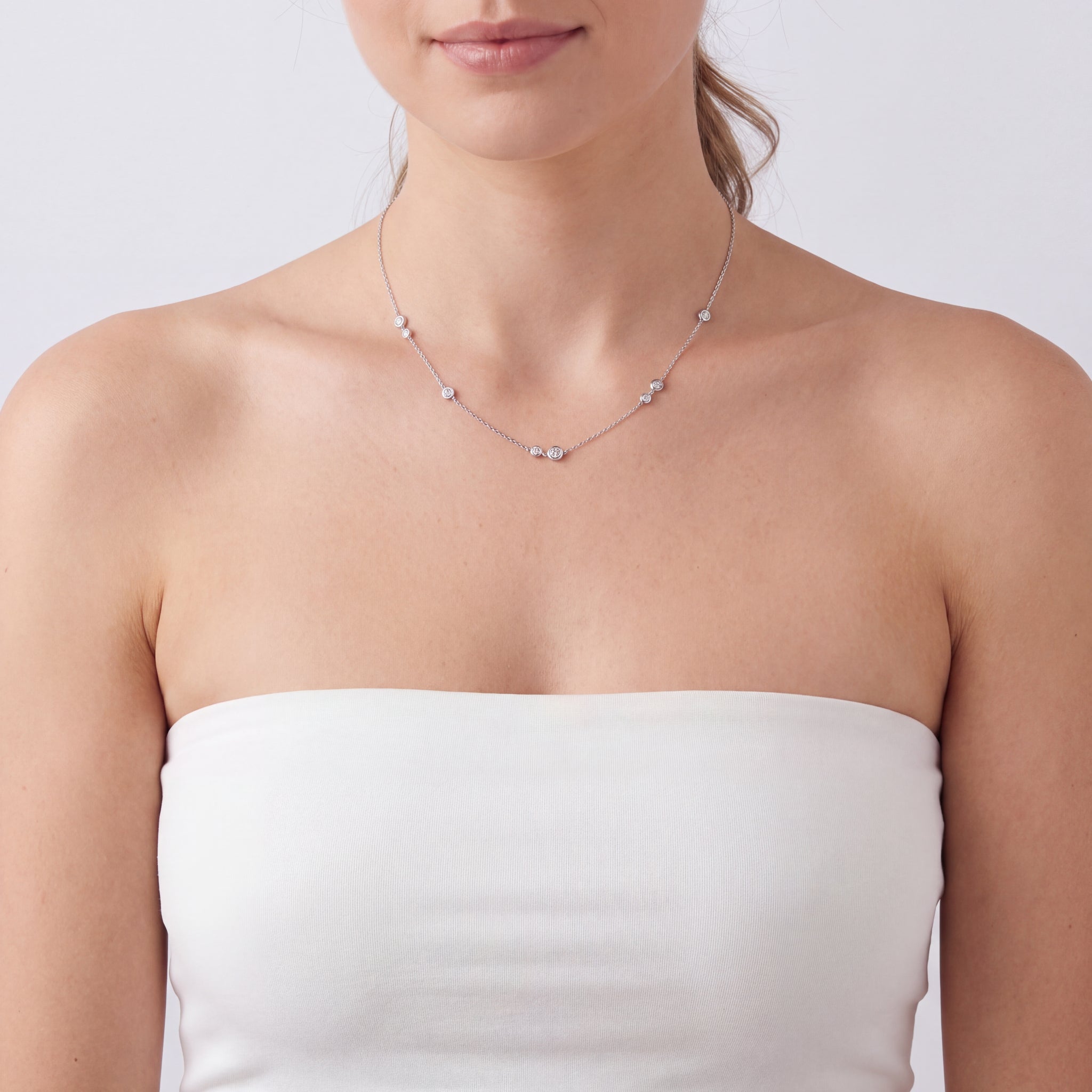 שרשרת Florine כסף שקוף