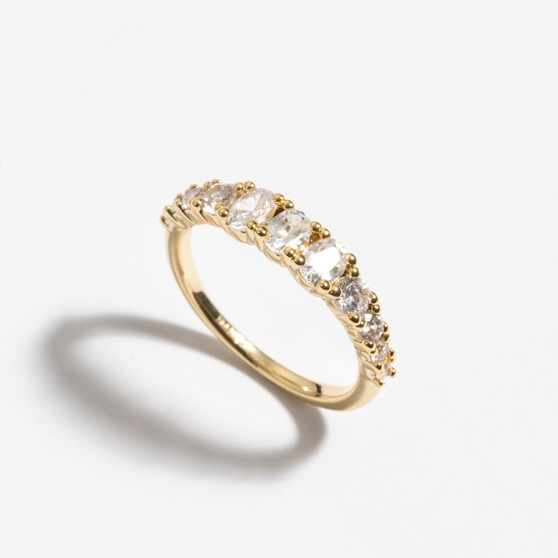 טבעת Evangeline זהב קריסטל