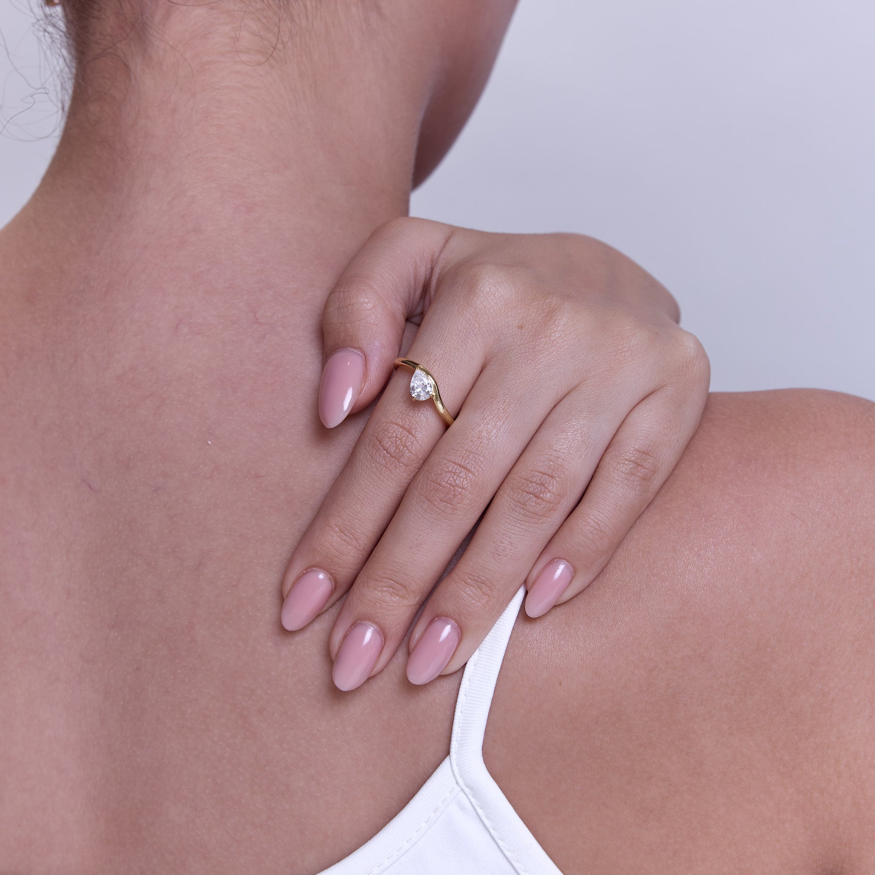 טבעת Moondrop זהב