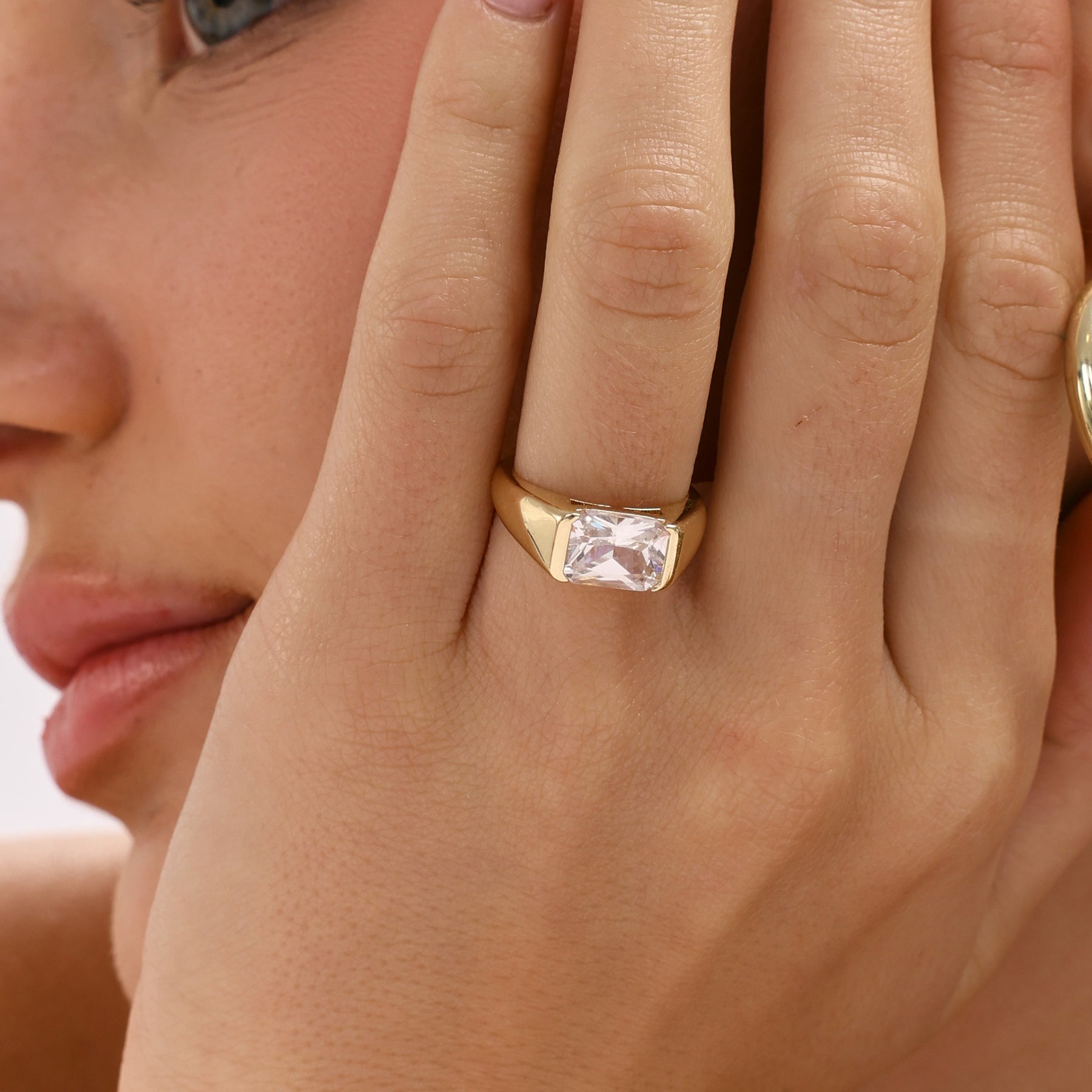טבעת Vira זהב קריסטל