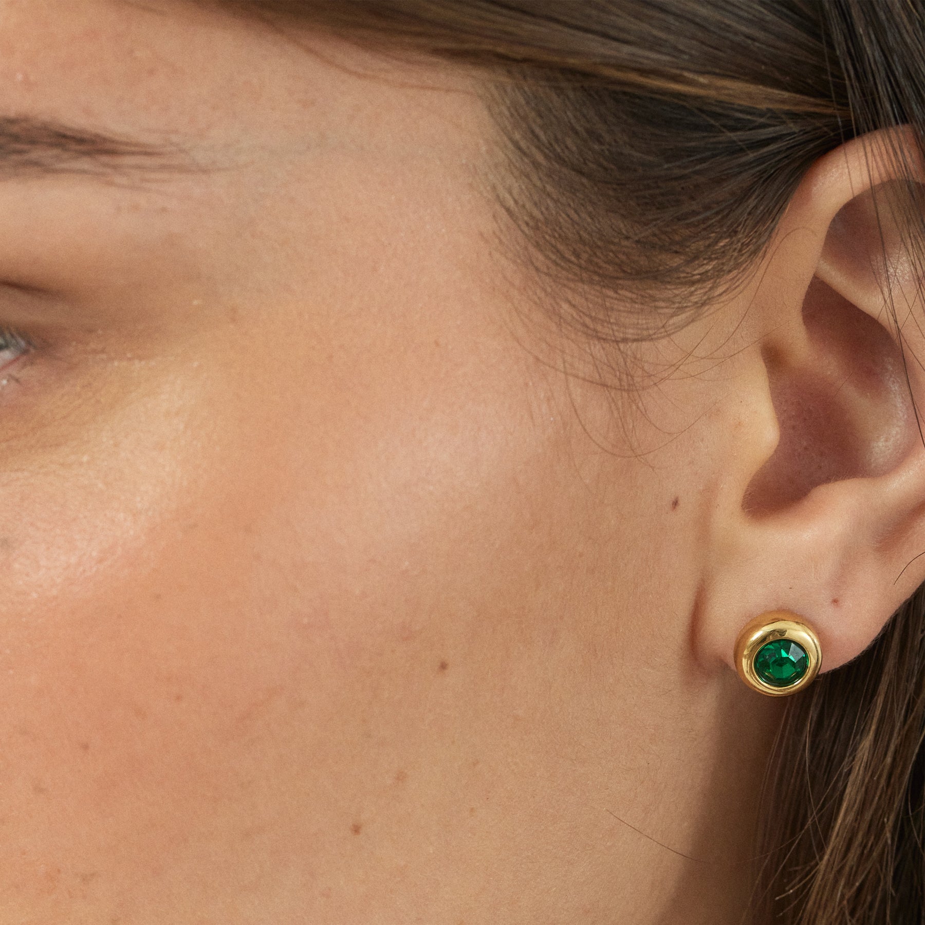 עגילי יום של חול זהב