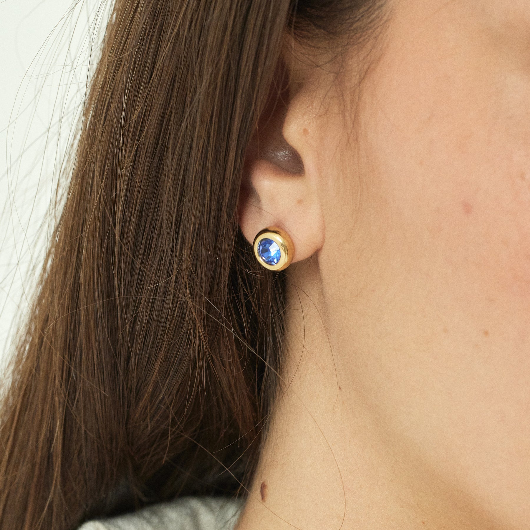 עגילי יום של חול זהב