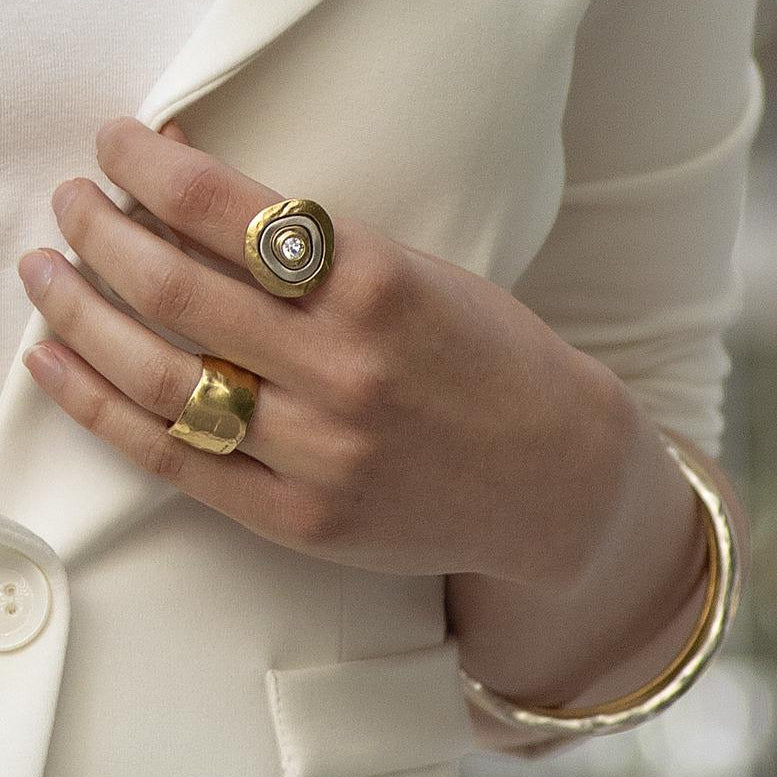 טבעת אדווה זהב - Danon Jewellery IsraelR1168GF1sml