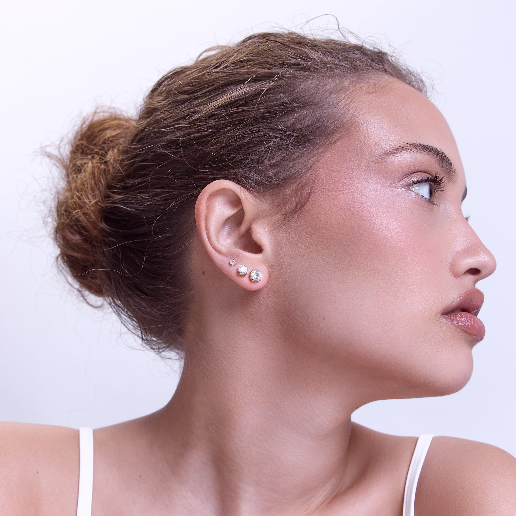 עגילי Moonelle XL זהב