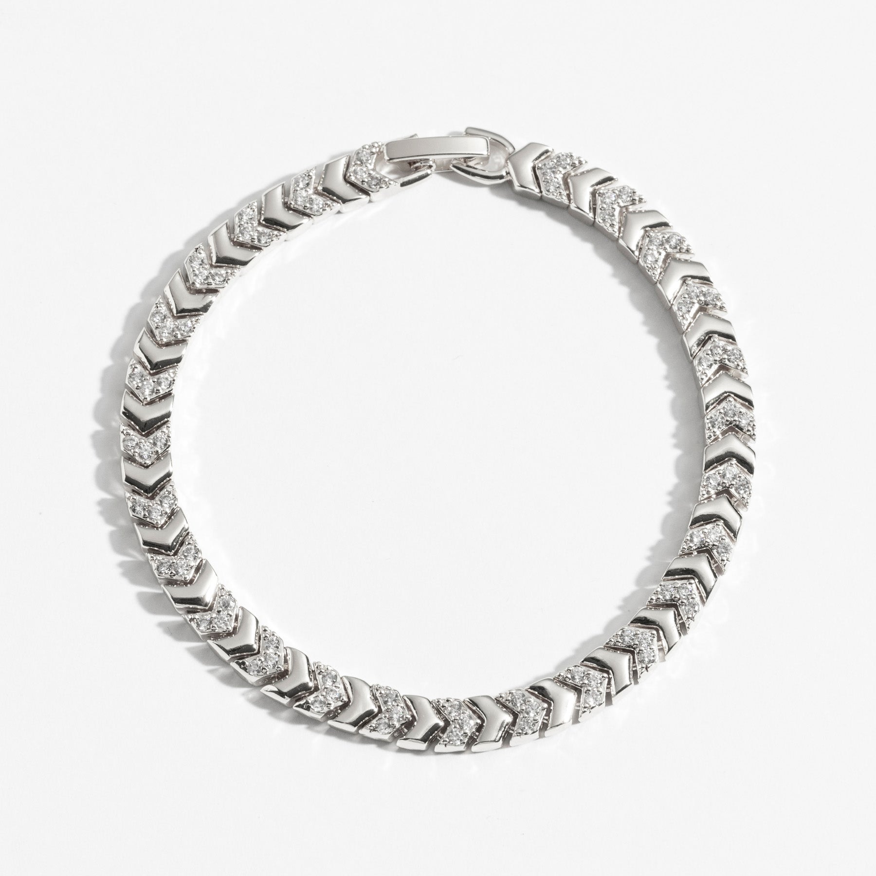 צמיד Fleur כסף קריסטל