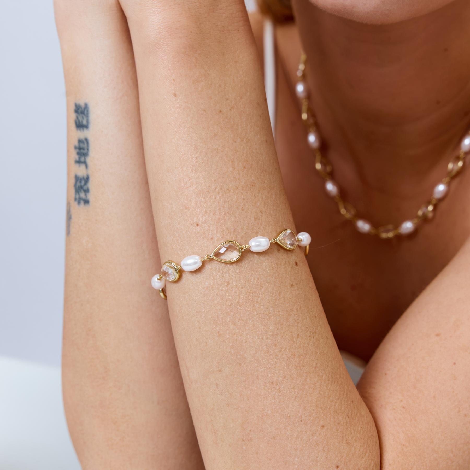 צמיד Jovianne זהב קריסטל