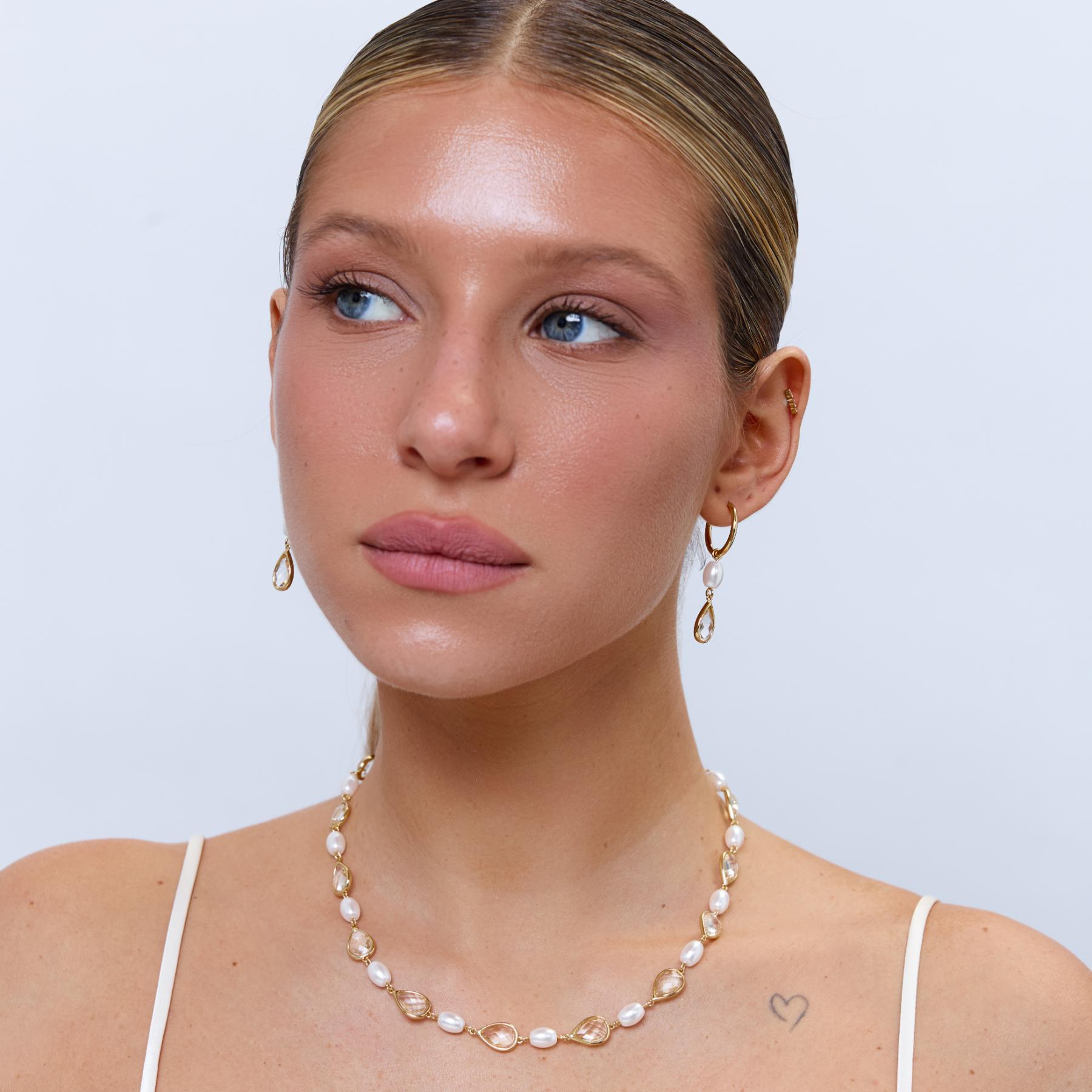 שרשרת Jovianne זהב קריסטל