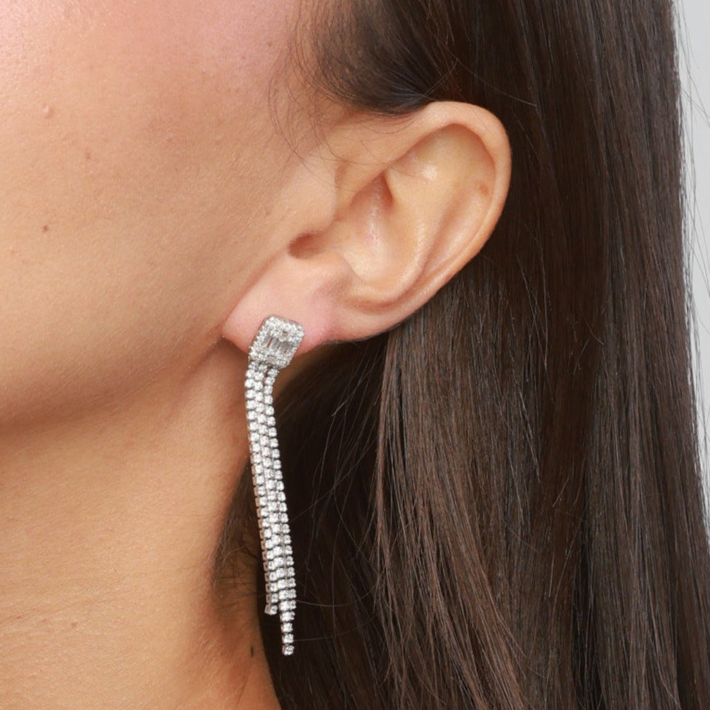 עגיל Taylor כסף