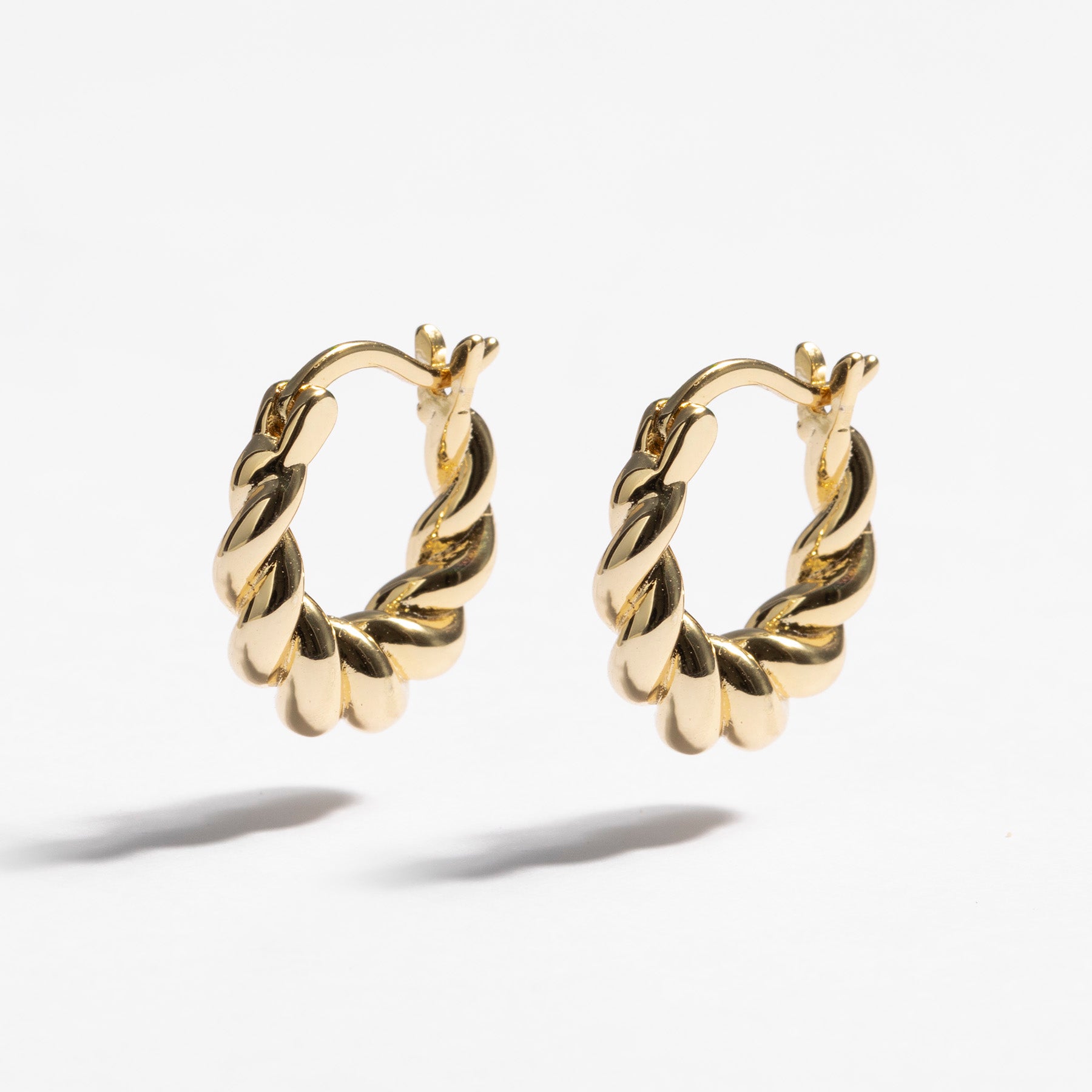 עגילי Flow זהב