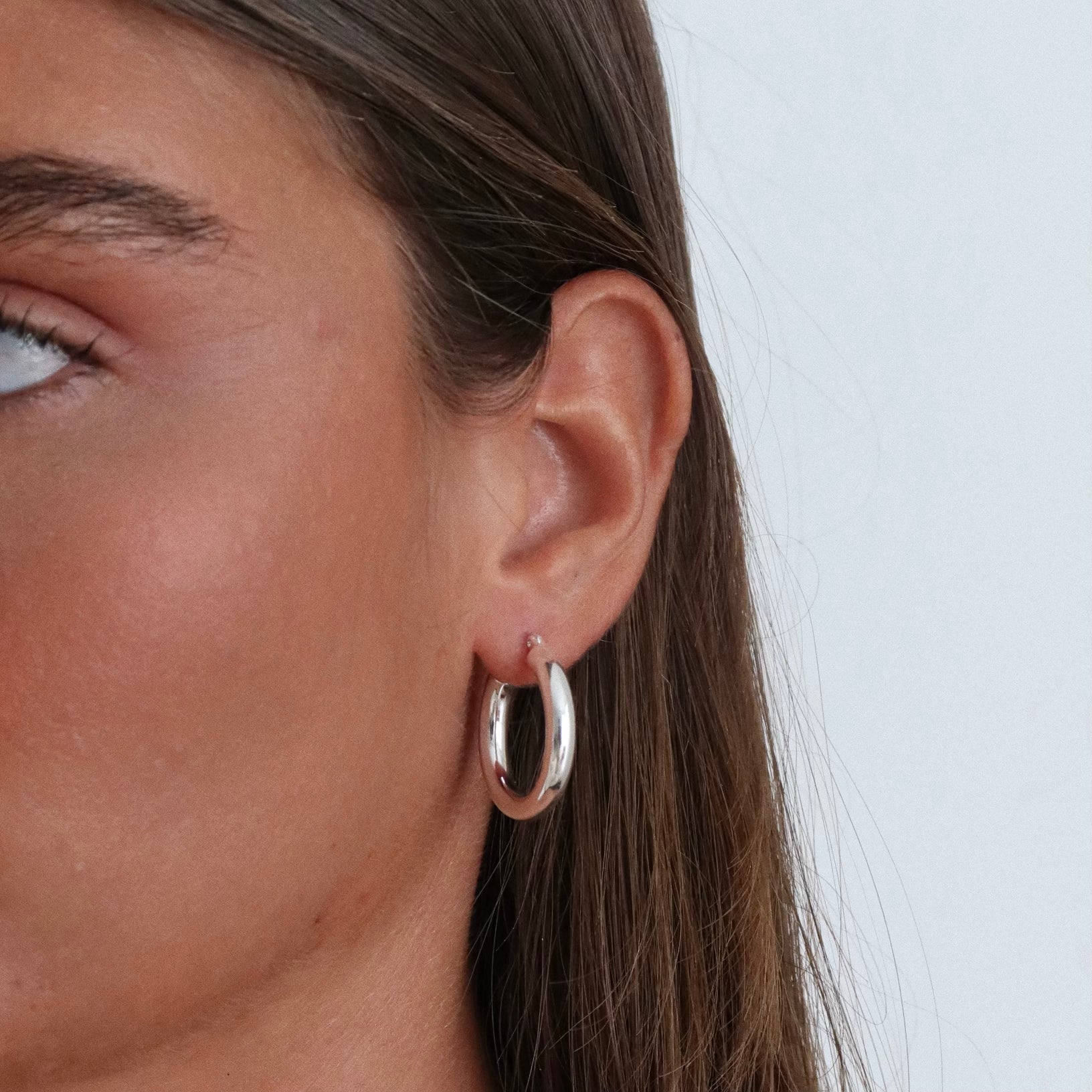 עגילי Mabel כסף