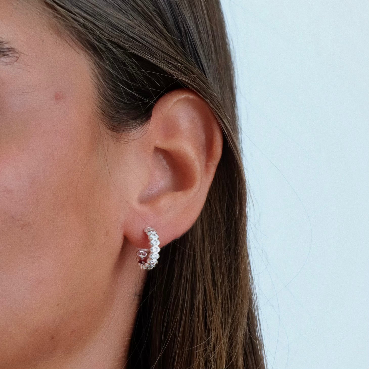 עגילי Lucky כסף