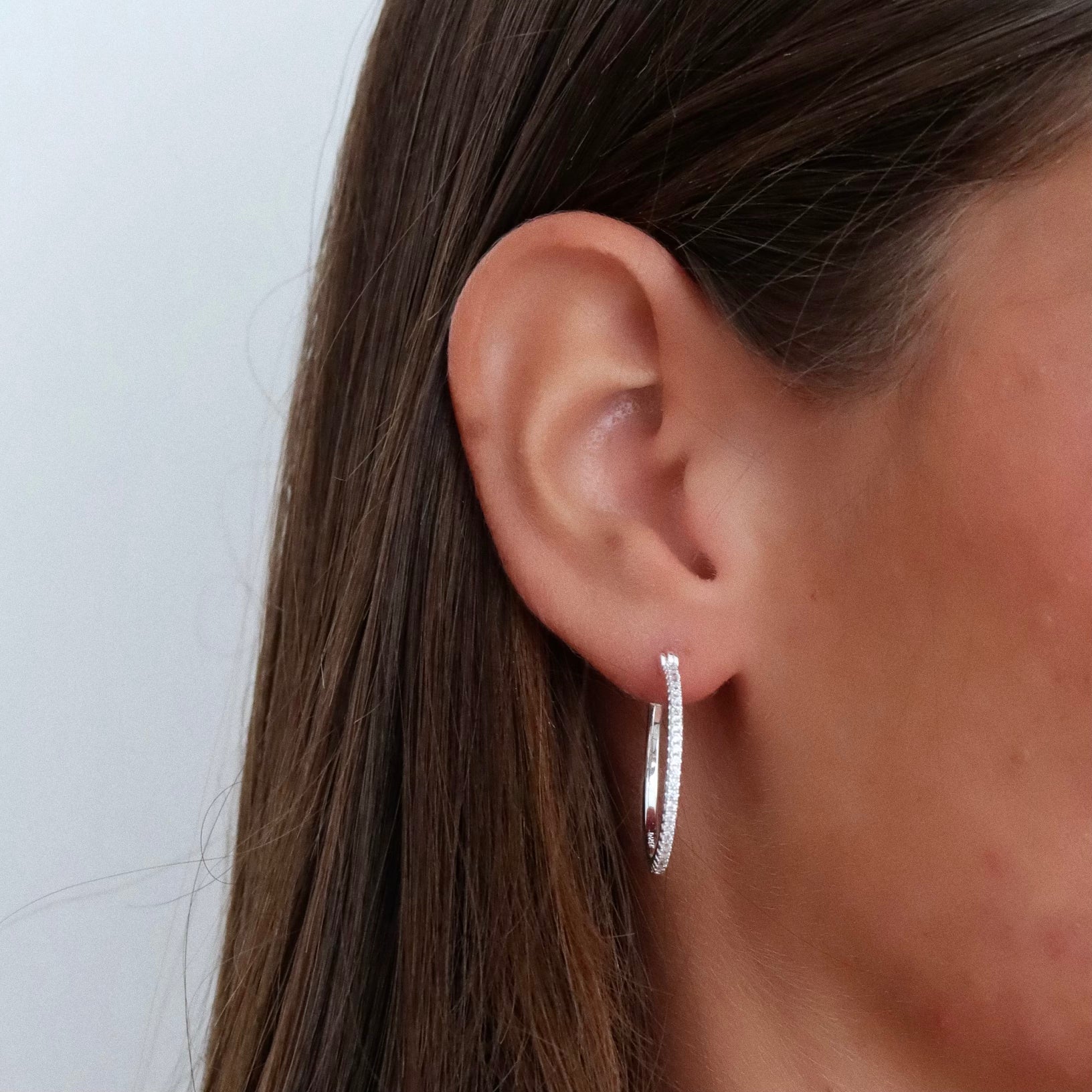 עגילי Lorelai כסף