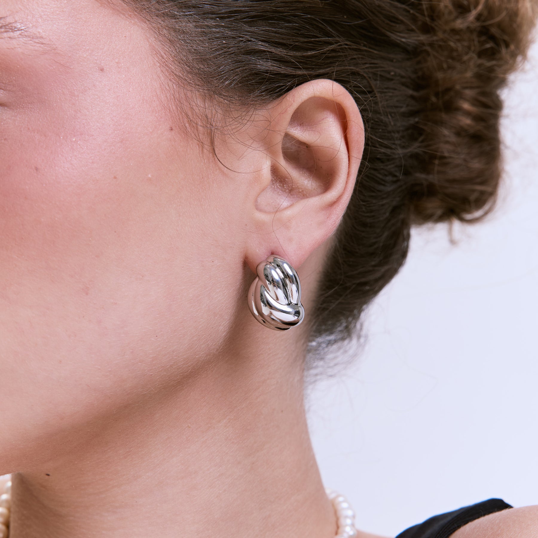 עגילי Adelaide כסף