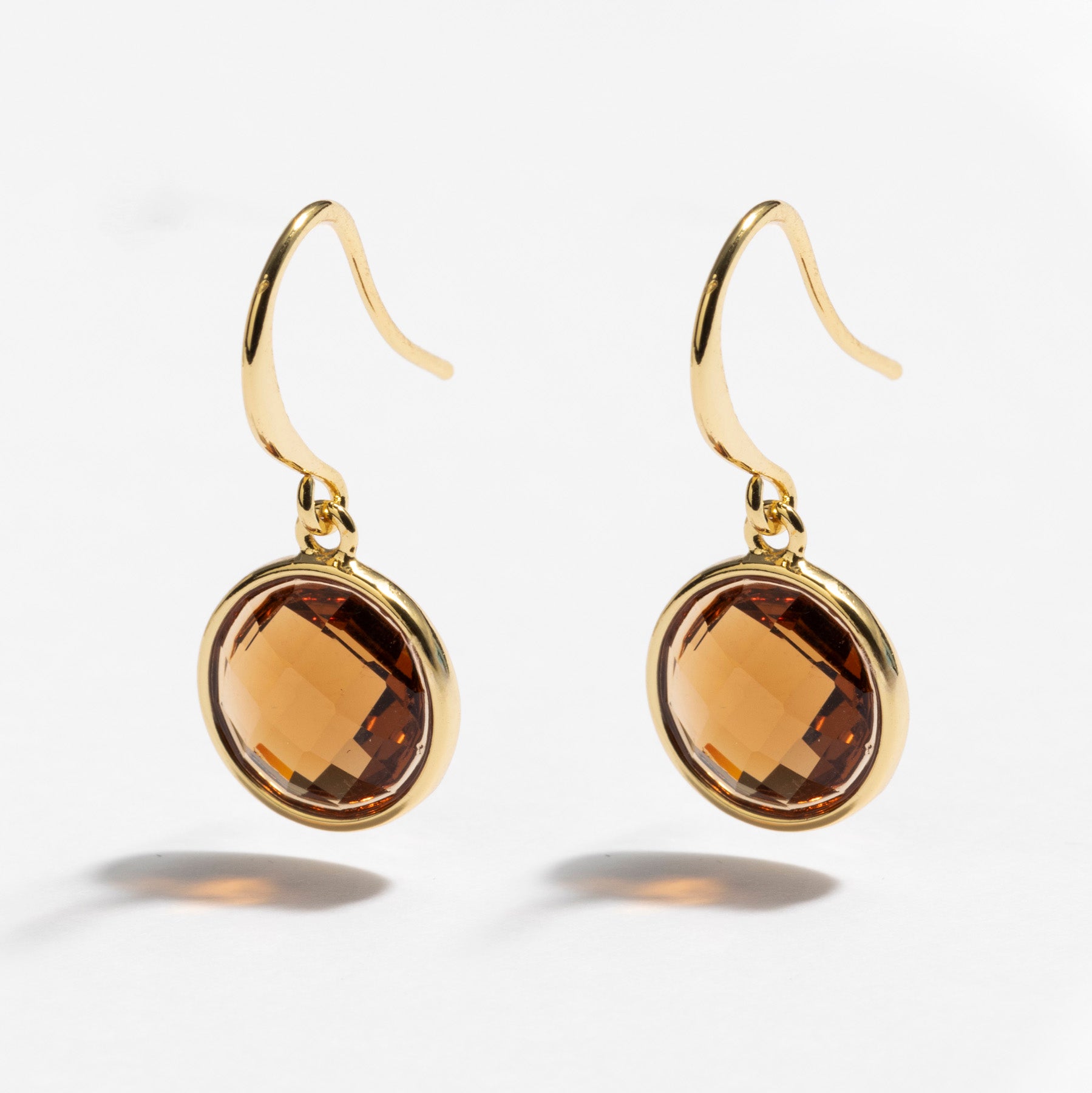 עגילי Luka זהב חום