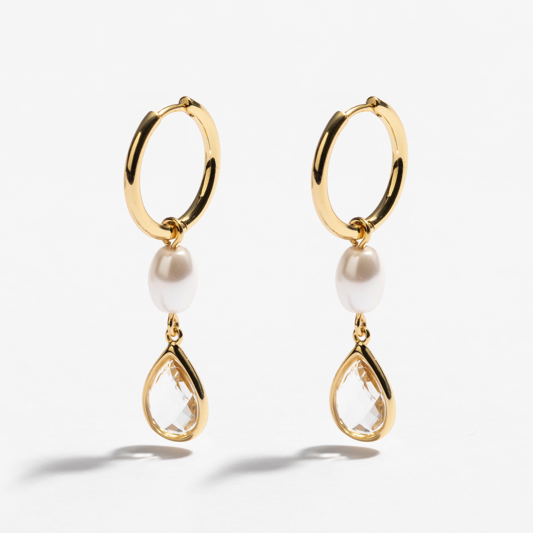 עגילי Jonna זהב קריסטל