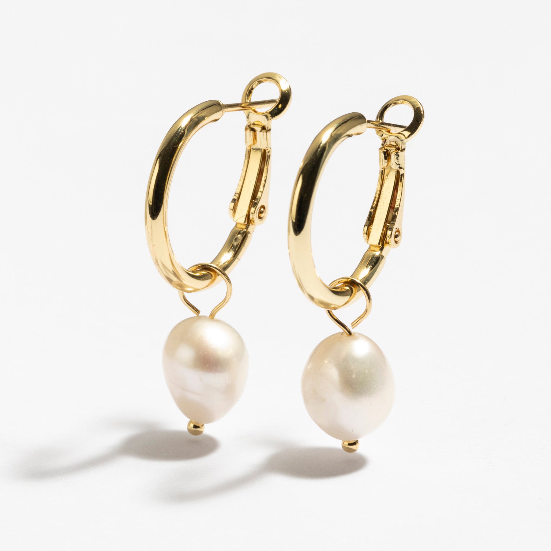 עגילי Olia זהב פנינה