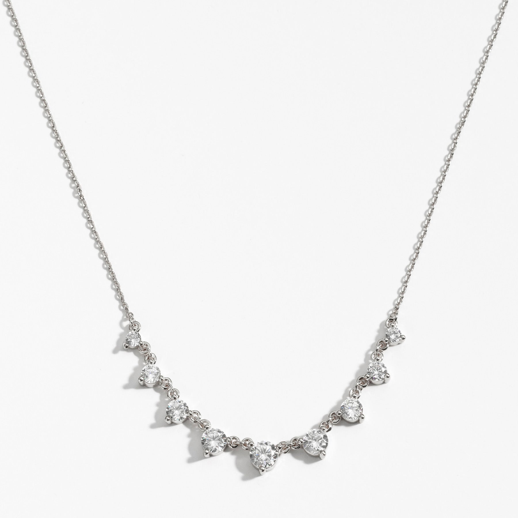 שרשרת Bethanie כסף קריסטל