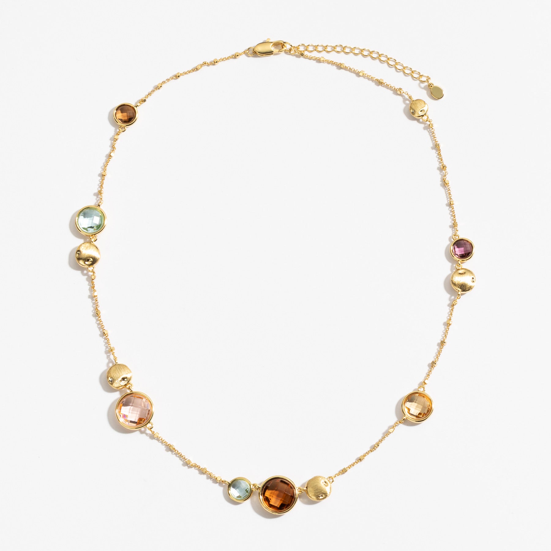 שרשרת Rosemary זהב צבעוני