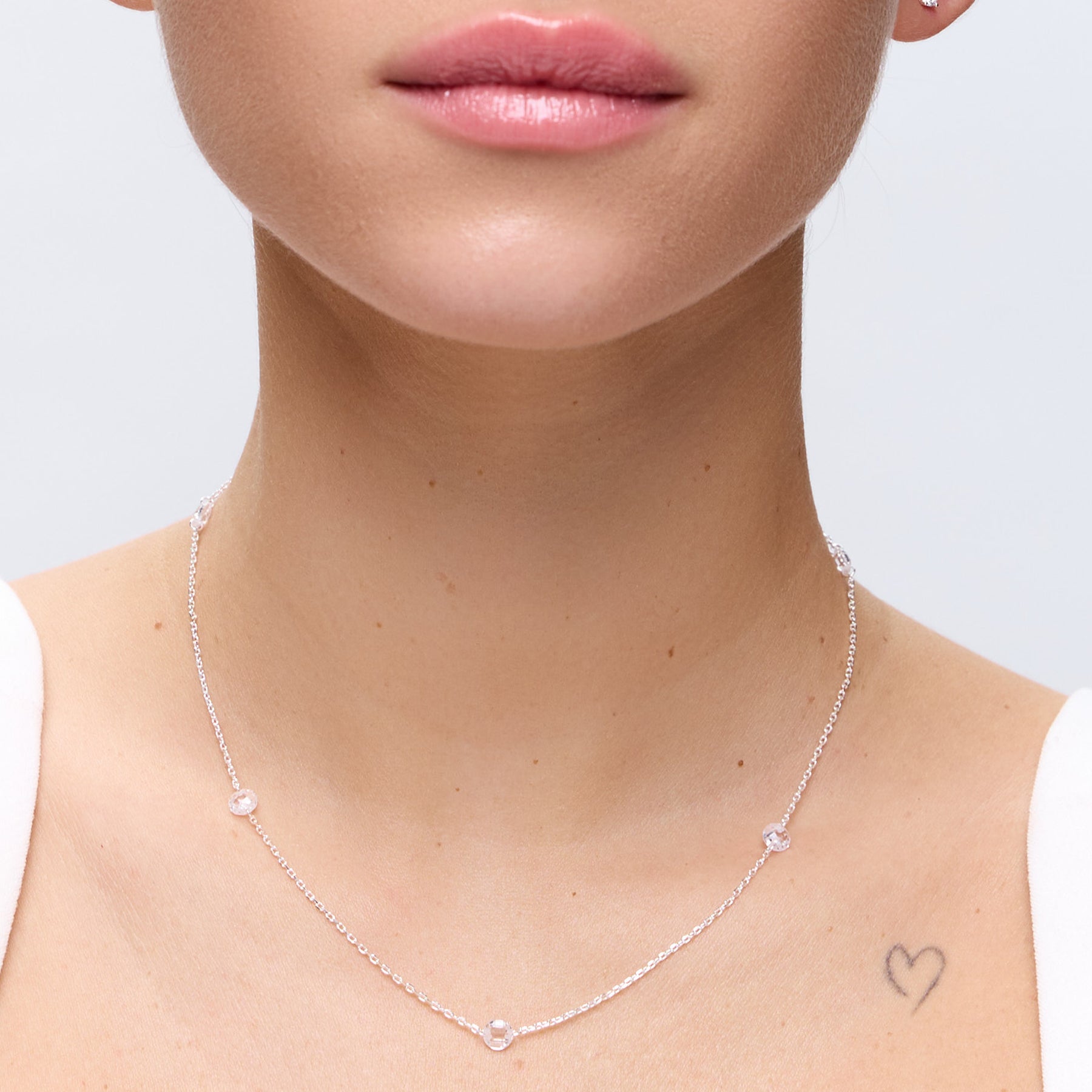 שרשרת Anya כסף קריסטל