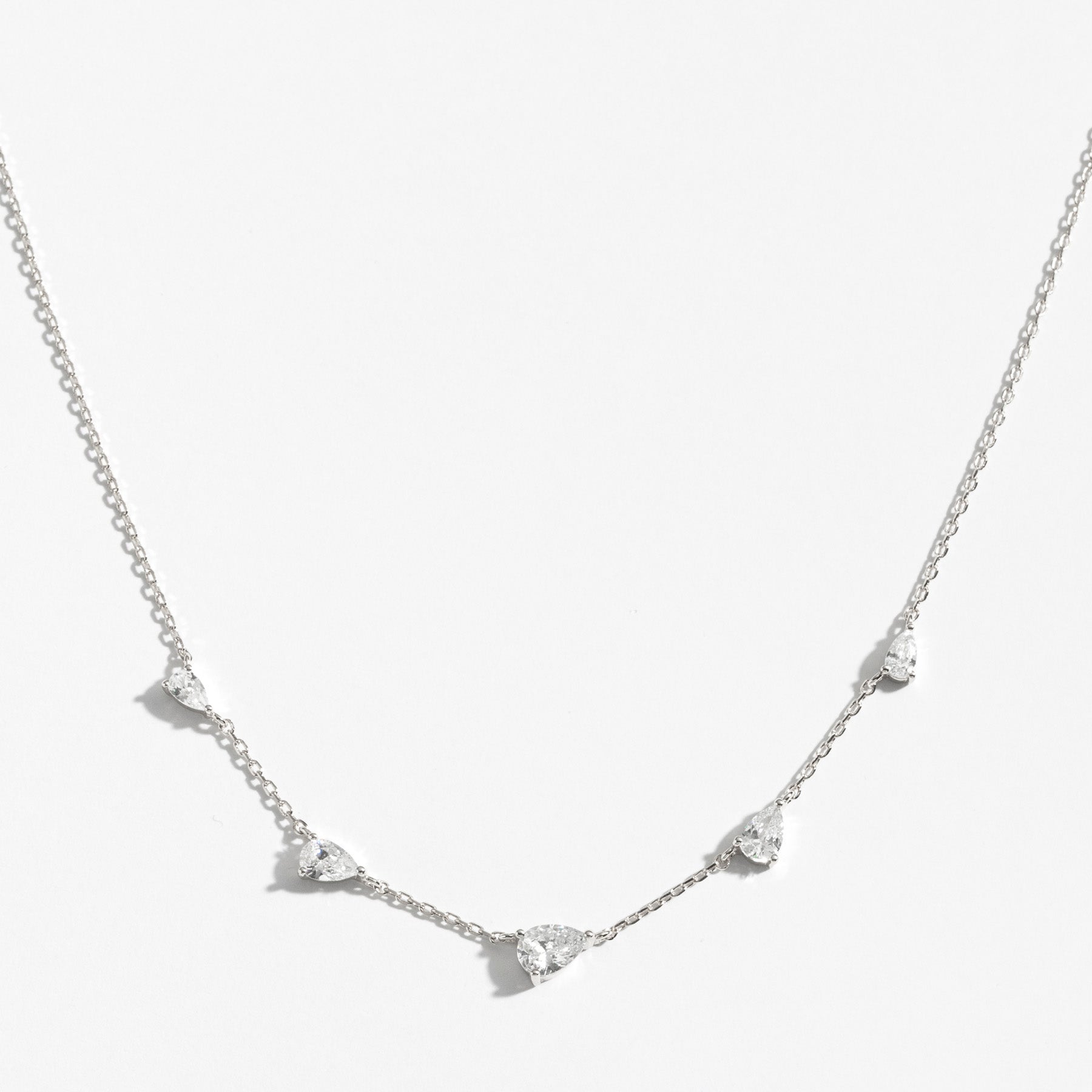 שרשרת Leonora כסף קריסטל