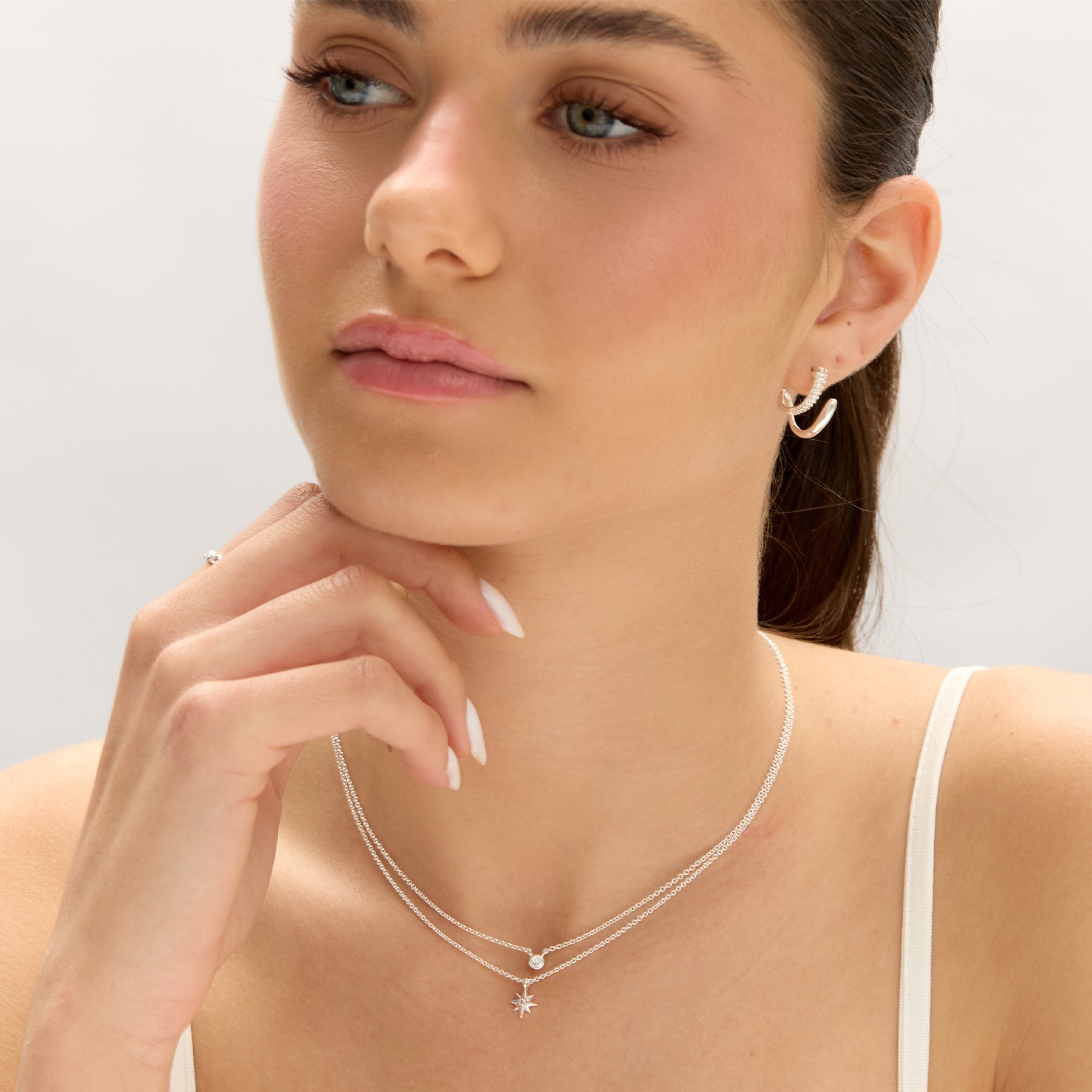 שרשרת Mirelle כסף קריסטל