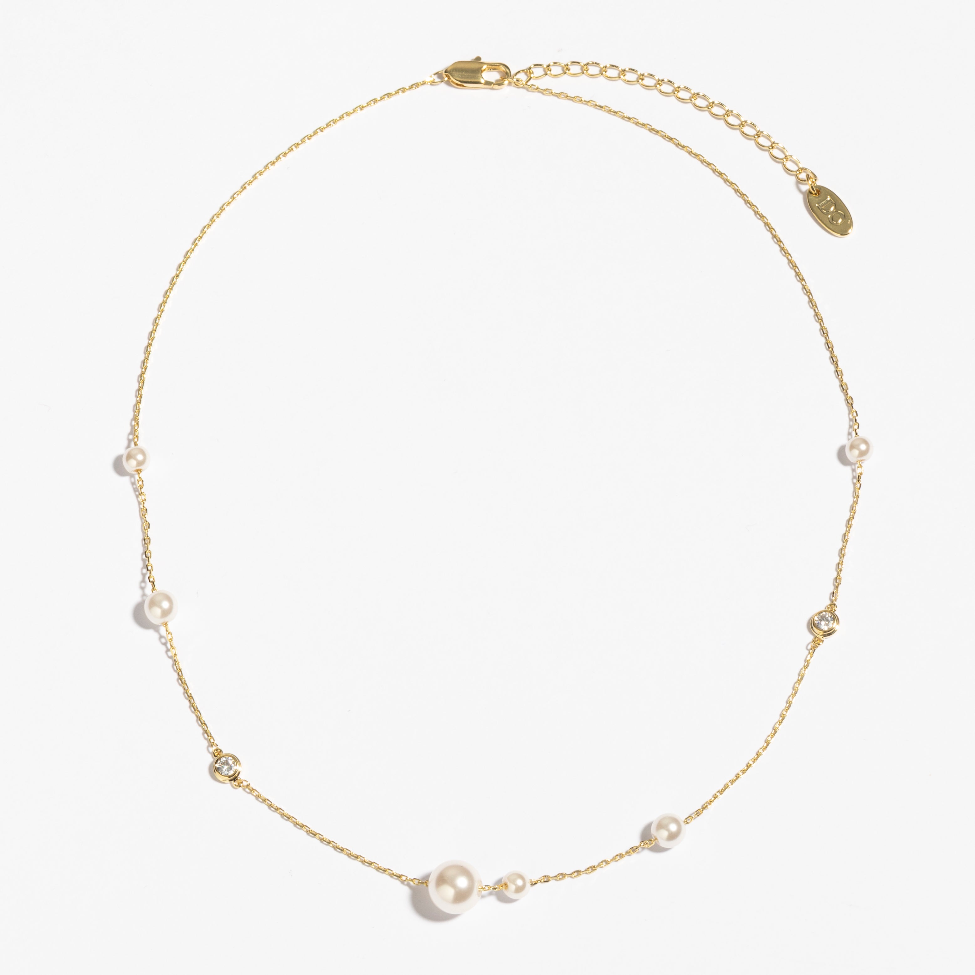 שרשרת Linum זהב פנינה