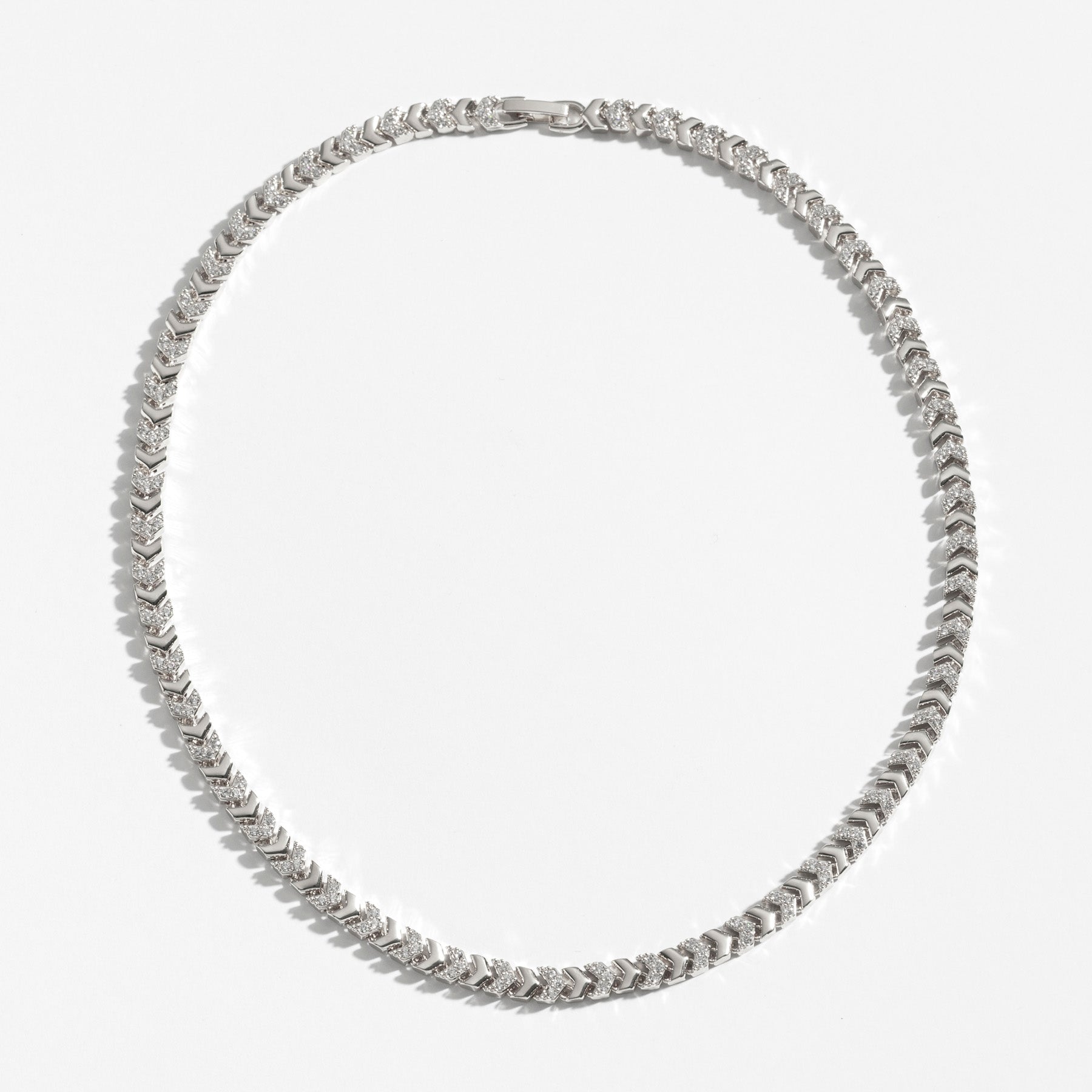 שרשרת Fleur כסף קריסטל