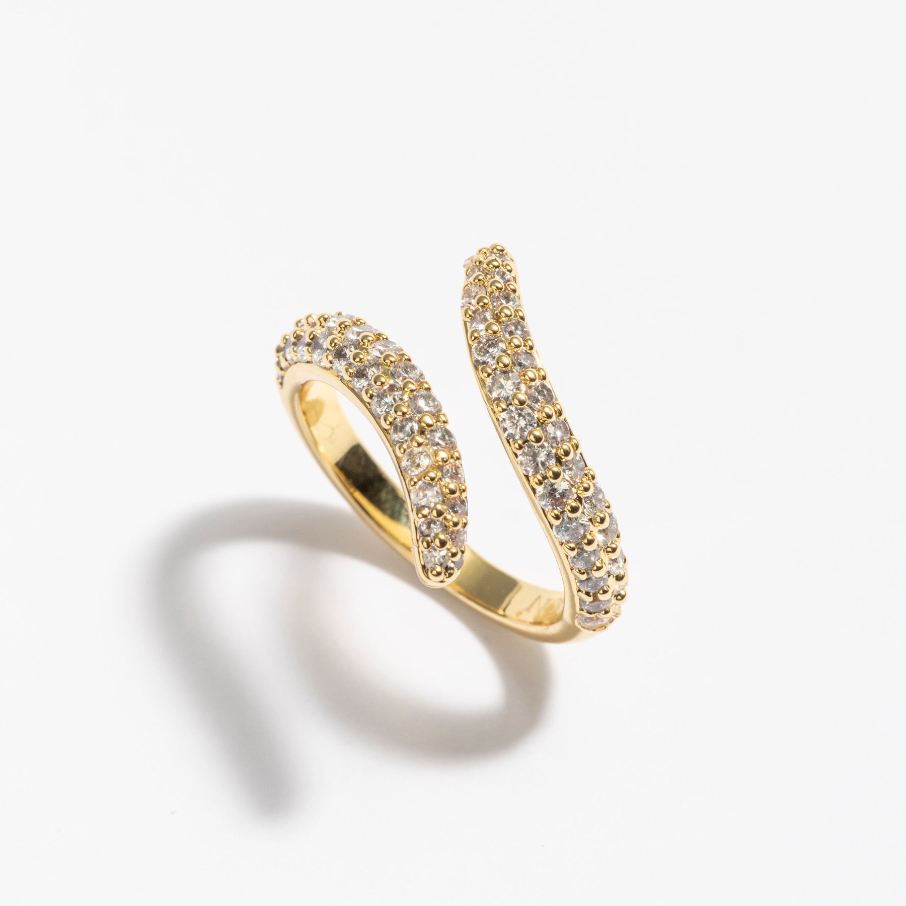 טבעת Hollie זהב קריסטל