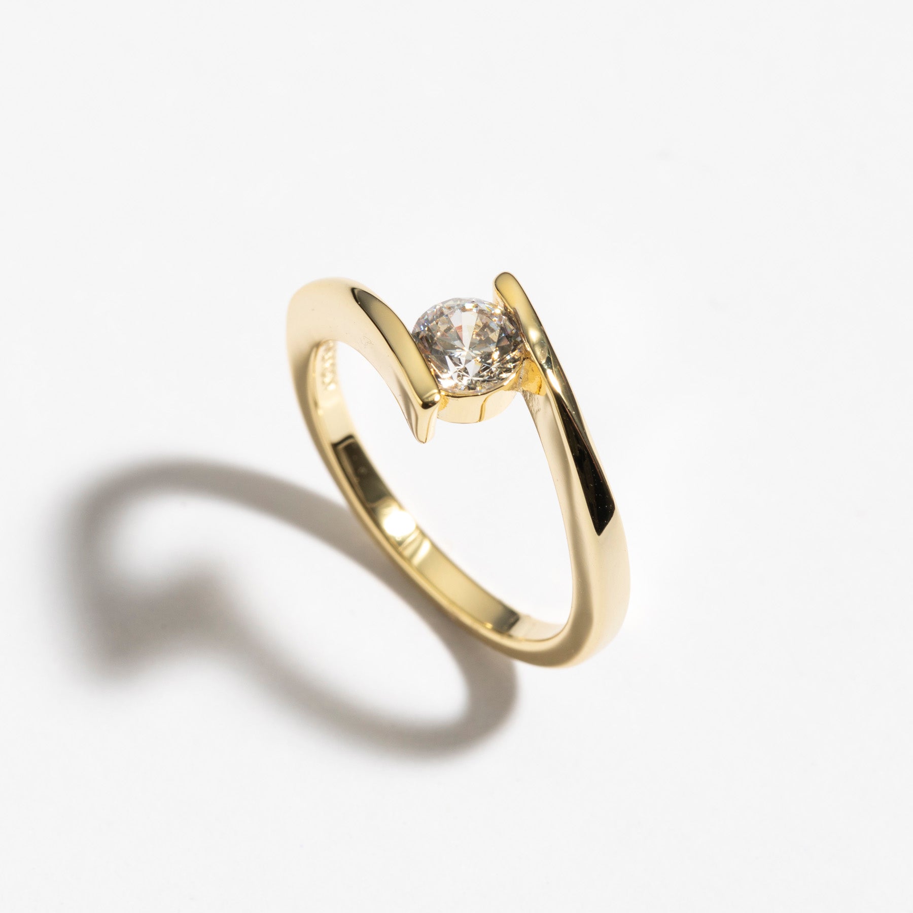 טבעת Elya זהב קריסטל