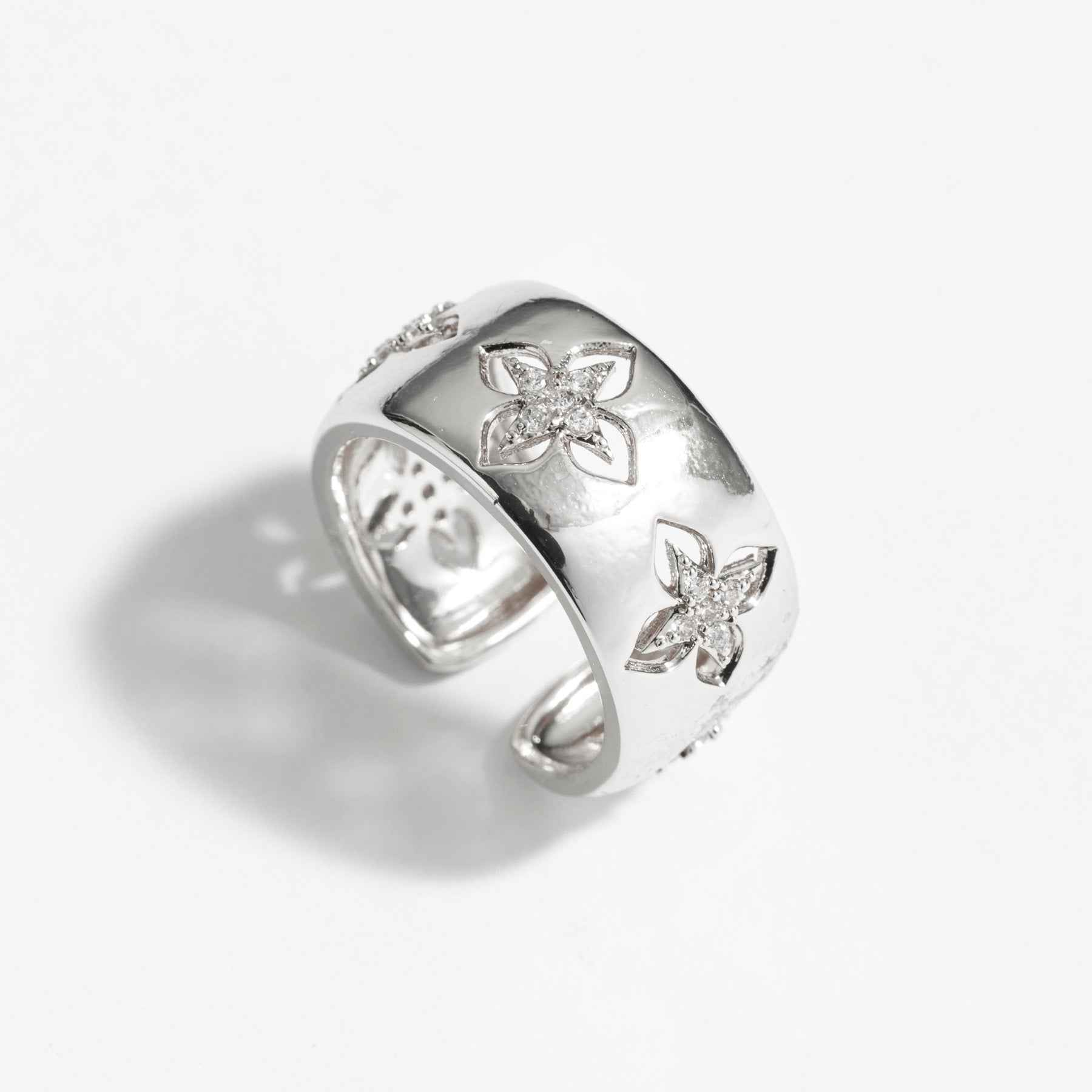 טבעת Reni כסף קריסטל