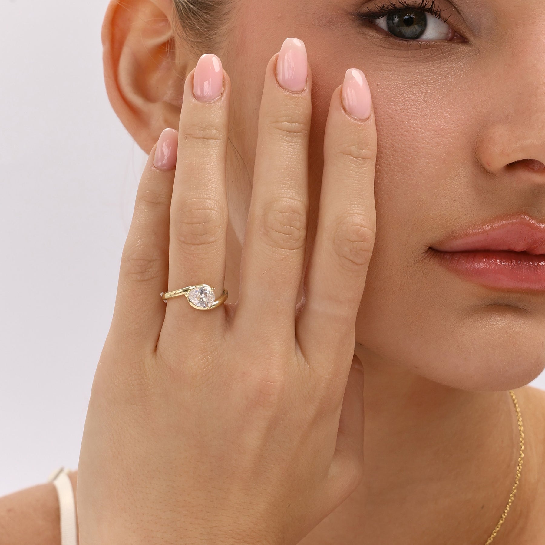 טבעת Senna זהב קריסטל