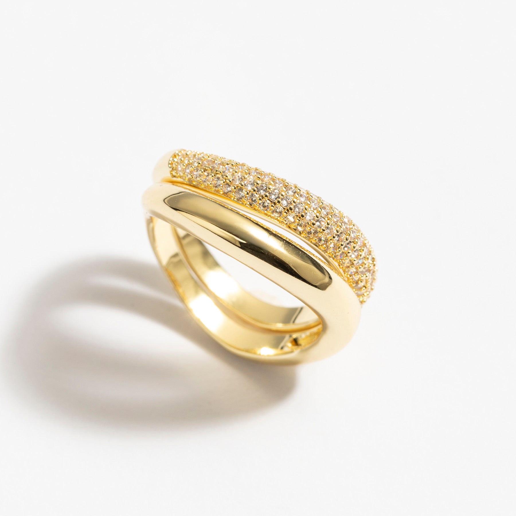 טבעת Elara זהב קריסטל