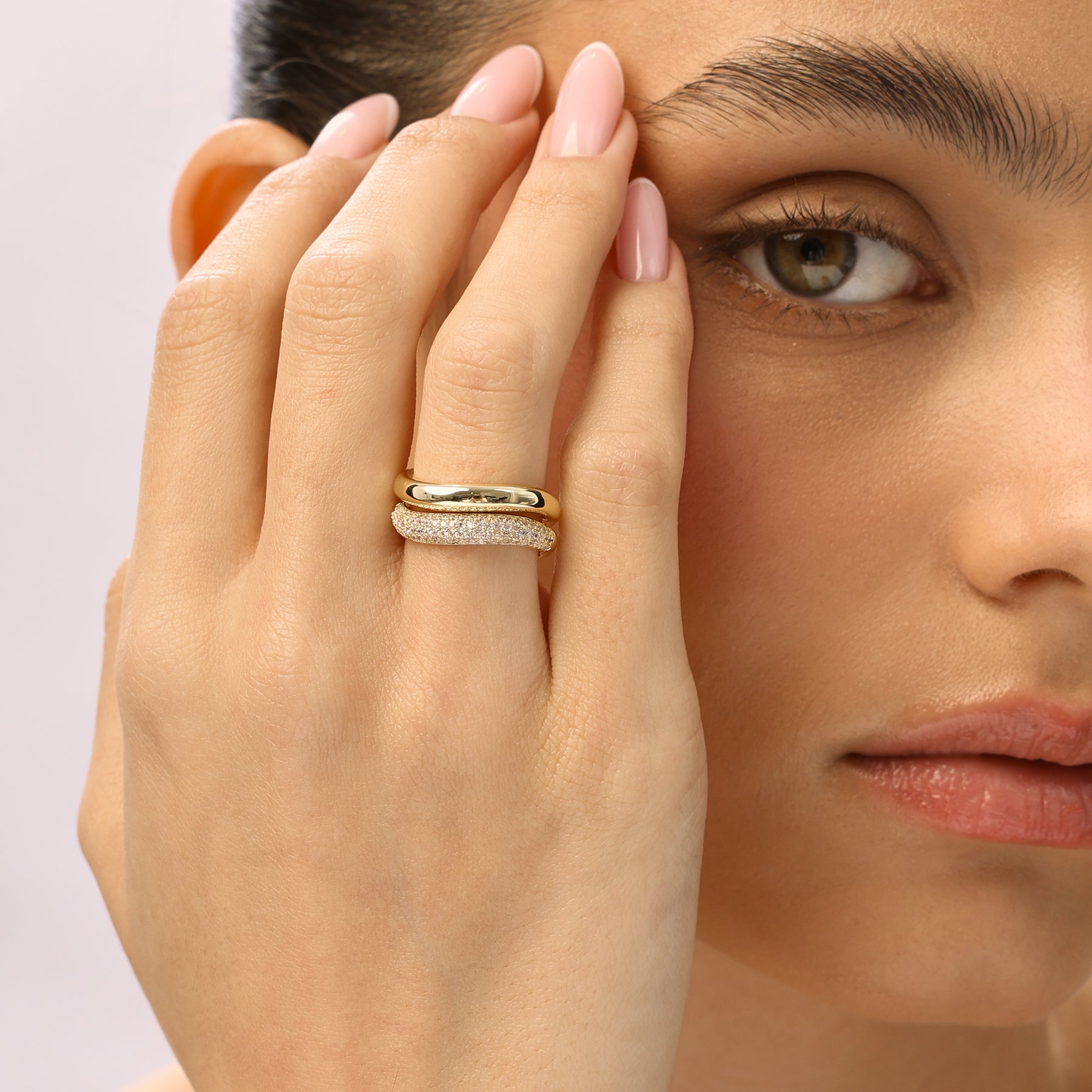 טבעת Elara זהב קריסטל