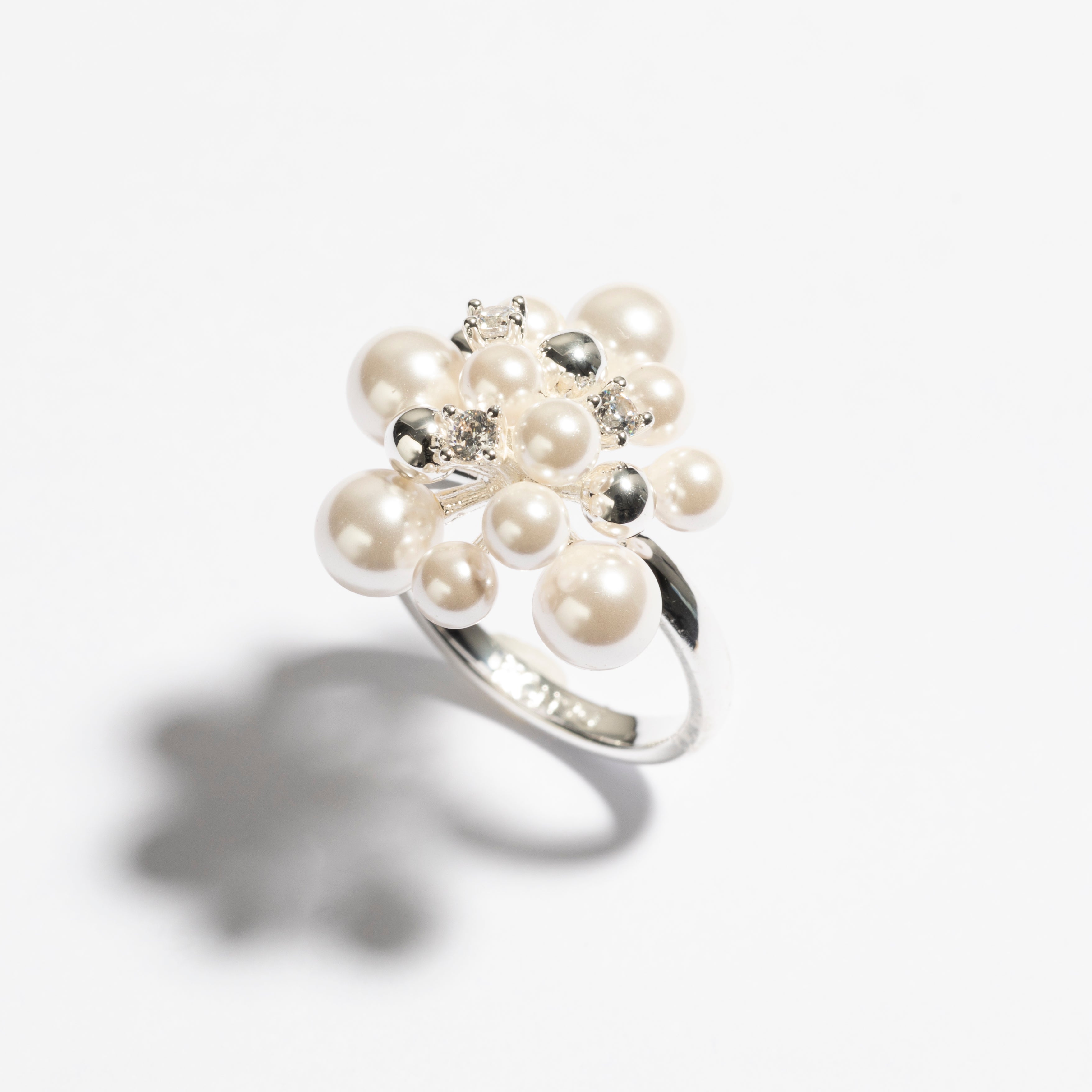 טבעת Floris כסף פנינה