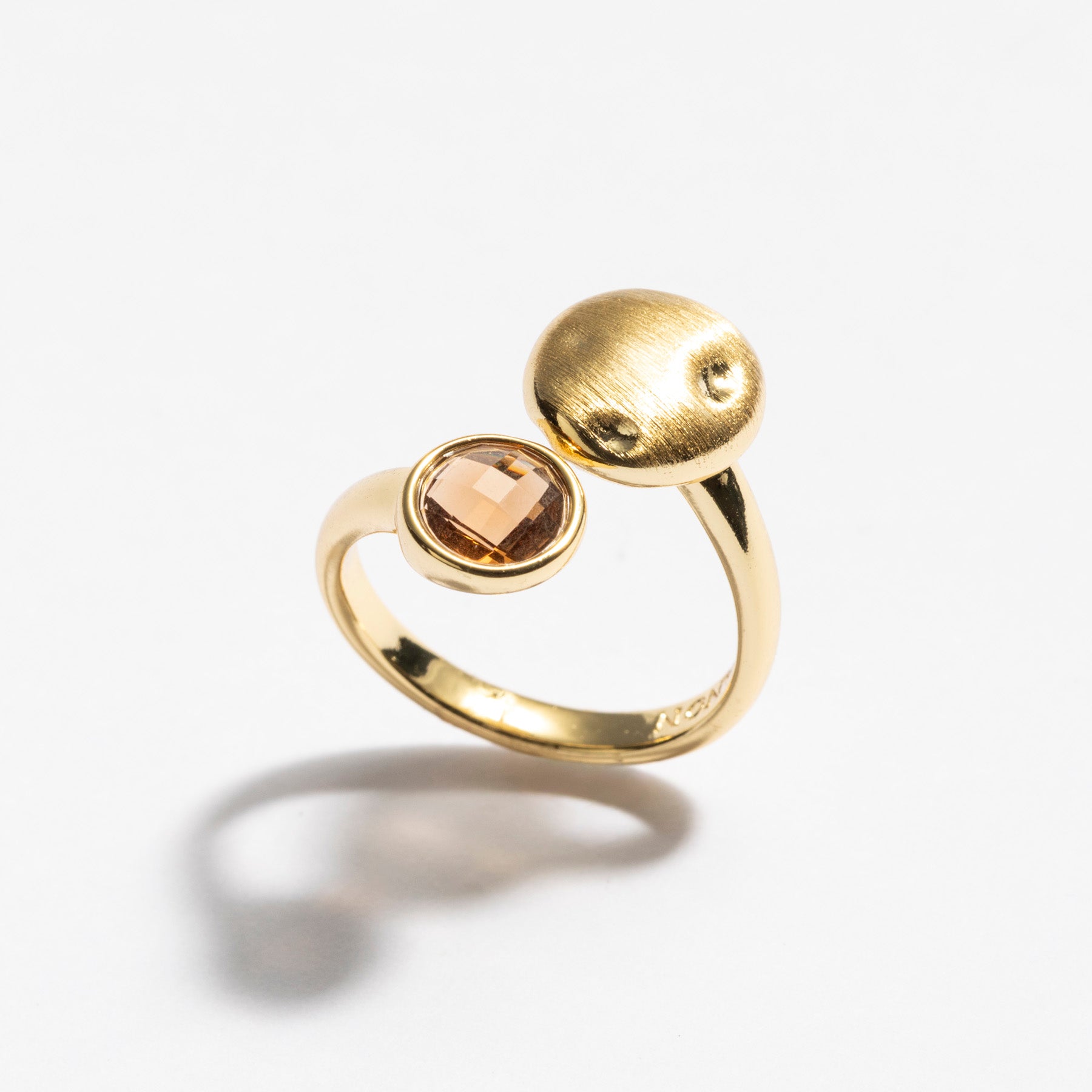 טבעת Luka זהב חום