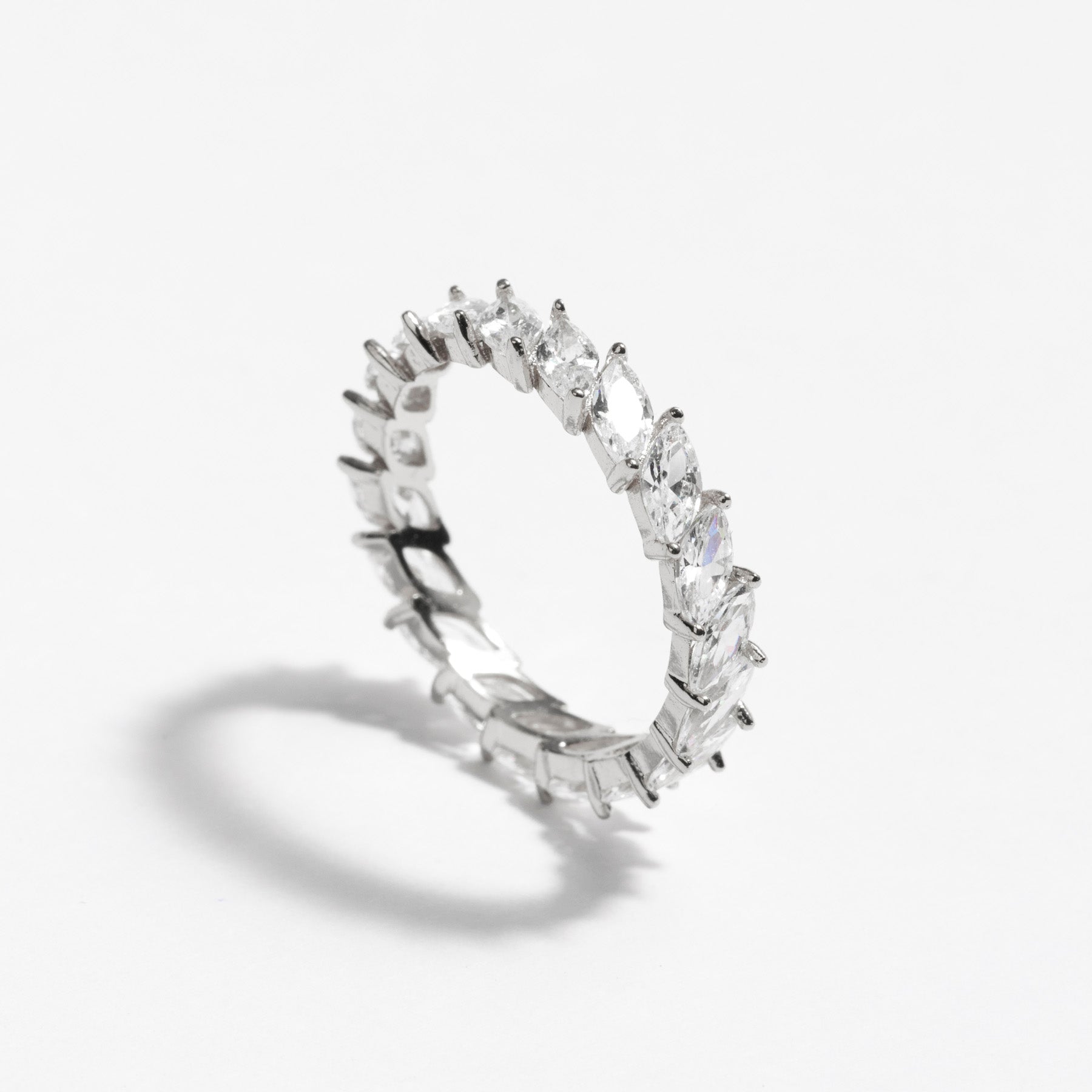 טבעת Aisha כסף קריסטל