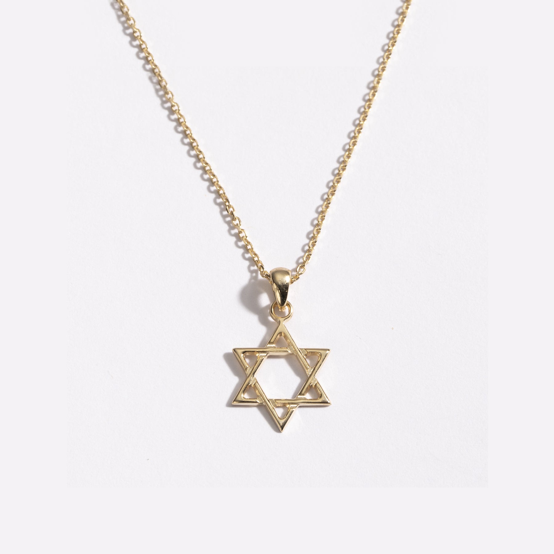 שרשרת מגן דוד קטן זהב