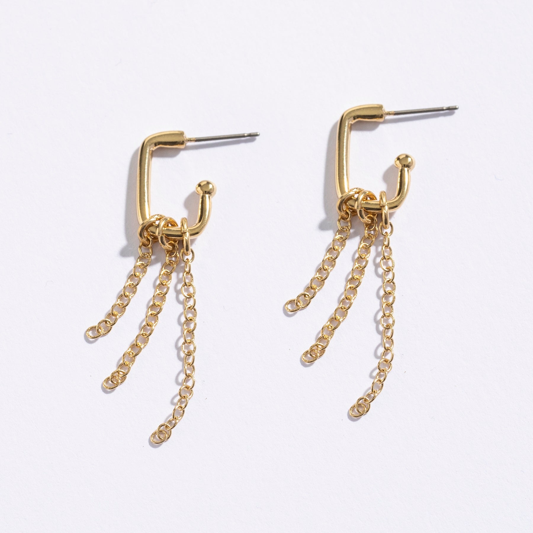 עגילי דמטרה זהב